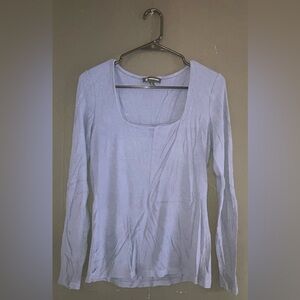 Women's Blue Long Sleeve Top